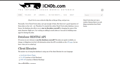 Desktop Screenshot of icndb.com